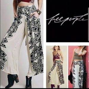 Free People Wide Leg Sahara Pants